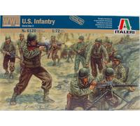 Wwii US Infantry Figure Plastic Kit 1:72 Model Italeri
