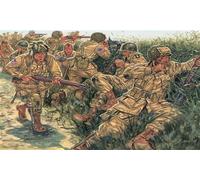 Wwii US Paratroopers Figures Plastic Kit 1:72 Model Italeri