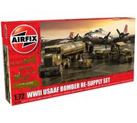 Wwii Usaaf Airforce Bomber Re-Supply Set 1:72 Plastic Model Kit Airfix