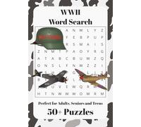 WWII Word Search: World War Two Inspired Puzzle Book with over 50 Puzzles | 6x9 inches, 110 pages, 55 puzzles | Easy to Read | Great Gift for the Holidays, Vacation & More