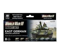 WWIII East German Armour & Infantry Paint Set - Brand New - Acrylicos Vallejo