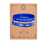 WWJD Christian Bible Verse Silicone Bracelets Set WWJD Braided Rope Bracelet Christian Quote Rubber Cross Bracelets What Would Jesus Do Woven Religious Wristbands, Stretchy and Adjustable Size, Cotton