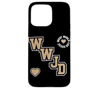 WWJD What Would Jesus Do Christian Faith Inspirational Case for iPhone 15 Pro Max