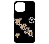WWJD What Would Jesus Do Christian Faith Inspirational Case for iPhone 16 Pro Max