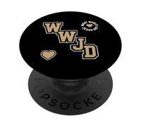WWJD What Would Jesus Do Christian Faith Inspirational PopSockets Adhesive PopGrip