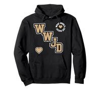 WWJD What Would Jesus Do Christian Faith Inspirational Pullover Hoodie