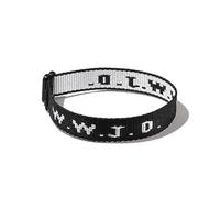 WWJD Woven Adjustable What Would Jesus Do Bracelet for Women Men Jewelry Colorful Gift Braided Protection Inspirational Bracelets Couples Friendship, Small, rope, rope