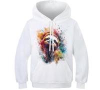WWJLRLXTO Sloth Hoodies 3D For Boys And Teens Novelty Animal Pullover Pullover with Pocket Age 6-15 Years 8-10Y