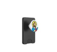 WWJT What Would Jesus Throw Disc Golf Jesus Treesus Saves PopSockets PopWallet for MagSafe
