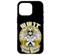 WWJT What Would Jesus Throw Disc Golf Player Lover Faith Case for iPhone 16 Pro