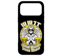 WWJT What Would Jesus Throw Disc Golf Player Lover Faith Case for iPhone 17 Pro Max