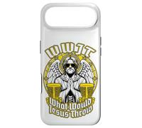 WWJT What Would Jesus Throw Disc Golf Player Lover Faith Case for iPhone Air