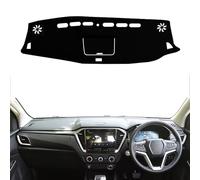 WWMOZ Car Dashboard Anti-Slip Mat,Sun Shade Avoid Light Mat,for Isuzu D-Max DMax D Max 2021-2024 Heat Insulatio No-Glare Stain Scratch Rresistant Antiskid Interior Accessories,RHD-A-Black