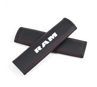 WWMOZ Car Seat Belt Pads,Car Seatbelt Shoulder Pads,for Dodge RAM,Comfortable Soft Car Seat Belt Cover,Car Interior Accessories,A-White