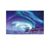 WWPMNQD Fish Tank Background Aquarium Background Sticker Blue Planet Poster Fish Tank Decoration Self Adhesive Wallpaper(41x61cm)