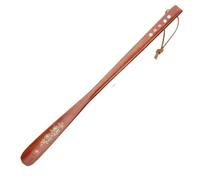 WWPMNQD Shoe Horn 22/55/70cm Professional Wooden Shoe Horn Flexible Long Handle Shoehorn Useful Lifter Spoon Home Tools for men(Red 55cm B)