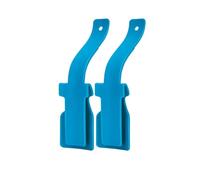 WWPMNQD Shoe Horn Winter Plastic Short Shoehorn Lazy Anti-Slip Shoe Horn Flexible Sturdy Slip Lifter Shoes Tools for men(Blue)