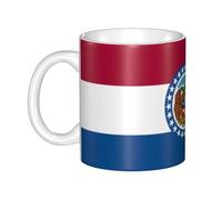wwqqvnb This Missouri State Flag ceramic coffee mug features a classic design, making it perfect for home, office, and cafe use.