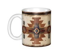 wwqqvnb This Native American Patterns ceramic coffee mug features a classic design, making it perfect for home, office, and cafe use.