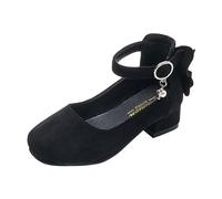 WWricotta Children Shoes Thick High Heel Sandals Fashionable Diamond Bow Small High Heel Sandals Kids Slippers Girls Size 13 Girls Fisherman Sandals 13