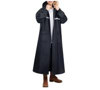 WWricotta Long Raincoat With Detachable Hood For Men & Women | Heavy Duty Double Layered Full Body Rain Suit For Outdoor Hiking | All Weather | Unisex Rain Po Windbreaker Shorts Set Women