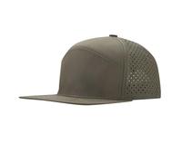 WWricotta Men Flat Brim Baseball Cap Adjustable Performance Snapback Hat Perforated Cap Faded Cap Vintage Baseball Caps for Men Base All Hat Green