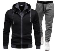 WWricotta Men's Casual Tracksuit Set Long Sleeve Full Zip Running Jogging Athletic Sweat Suits under Suit Men