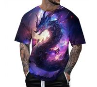 WWricotta Men's T Shirt Summer Short Sleeve T Shirt Top Animal Themed Shirt Graphic Shirt Thermal Men Top