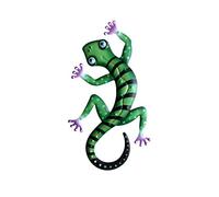 WWricotta Multicolor Simulation Cute Lizard Kitchen Garden Backyard Outdoor Metal Animals Decoration Gift Home Decoration (Green)