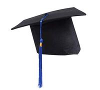 WWricotta Neutral Graduation Cap - Child & Adult, High Tassel, Baseball Style, Adjustable, Polyester, Perfect for Preschool, High School & University Ceremonies, One Size