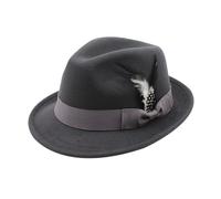 WWricotta Oktoberfest Fedora Hat - Traditional German Beer Hat with Feather, Adjustable, Felt Wool, Great for Costume Parties, Halloween, Bavarian Festivals & Beer Gardens, One Size