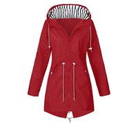 WWricotta Rain Windproof Women’s Jackets Jacket Solid Raincoat Outdoor Hooded Women's Coat Extra Large Sweaters Women