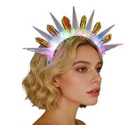 WWricotta Unisex Festive LED Headband - Neon Headwear Prop for Dance, Carnival & Celebration Events