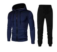 WWricotta Winter Mens Hooded Polka Dot Hoodie And Hoodie Sportswear And Fitness Suit Jog Suit Men