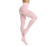 WWricotta Women's 80 Soft Semi Opaque Solid Color Footed Pantyhose Tights Pale Tights1