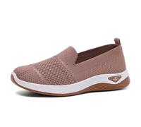 WWricotta Women's Comfortable Slip Breathable Soft Sole Lightweight Casual Canvas Shoes45 Khaki