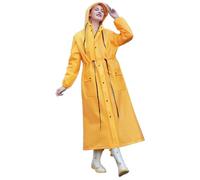 WWricotta Women's Long Raincoat Adult Full Body Rain Gear For Cycling Heavy Rain Poncho Windbreaker Track Set Women