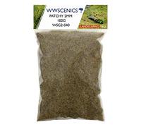 WWS War World Scenics WWScenics | 2mm Patchy Static Grass | 100g | WSG2-040 | Realistic Model Scenery Material