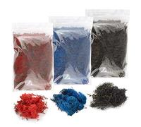 WWS War World Scenics WWScenics Lichen Moss Model Foliage Multi-Pack 3 x 20g (Black, Blue, Red) -Railway Modelling Wargame Basing Scenery Landscape Trees Bushes Hedges Diorama