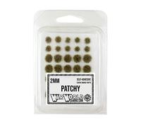 WWS War World Scenics WWScenics | Patchy Variation Tufts 2mm | WGT2-006 | Realistic Model Scenery Material