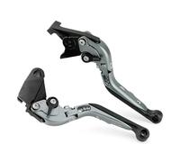 WWSADE Handlebar Clutch Brake Lever Folding Brake Clutch Levers for KLE 650 V-sys 2015-2021 for KLZ 1000 2015-2018 Motorcycle Extendable CNC Handles(Gray)