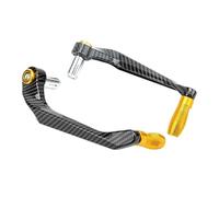WWSADE Motorcycle CNC Aluminum Alloy Handlebar Brake Clutch Lever Hand Guard Protector Modification Motorbike Moto Handguard Brake Guard Motorbike Lever(Yellow)