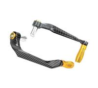 WWSADE Motorcycle Die-Casting Aluminum Alloy Handlebar Brake Clutch Lever Hand Guard Protector Modification Accessories Handguard Brake Guard Motorbike Lever(Yellow)