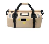 WWSADE Pannier Bag Trunk Motorcycle Tail Bags Reflective Tail Duffle Bag Saddle Dry Luggage Package Motorbike Rear Rack(Brown-B)