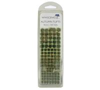WWScenics 4mm Autumn Self-Adhesive Static Grass Tufts x 103 | Model Railway and Diorama Scenery