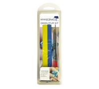 WWScenics Green Stuff Sculpting Kit - 15cm (6") Epoxy Putty Strip with 1 x Sculpting Tool & 2 x Needle Files for Miniatures, Models & Wargaming, Figures, Dioramas