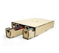 WWScenics Loco Storage Box | 5 Drawers | Model Railway MDF Locomotive Case