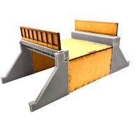WWScenics OO/HO Gauge Iron Bridge - Double Sided/Double Track - Model Railway Structure - 126 x 252 x 105mm - Unassembled Kit - Resin