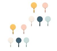 Wwyan 10Pcs Colorful Self Adhesive Hook, Cute Wall Hooks, Towel Hooks, Home Storage, Stick On Plastic, Decorative Wall, Key Holder for Kitchen Office Bathroom Closet Self Adhesive Hook