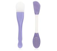 WWZ889 2 Pcs Face Mask Applicator,Double-Ended Mask Applicator Tool Silicone Face Masks Brush Applicators for Applying Skin Care Products Facial Masks Brushes for Mud Clay Gel